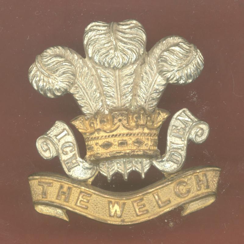 The Welch Regiment WW2 Officer's cap badge