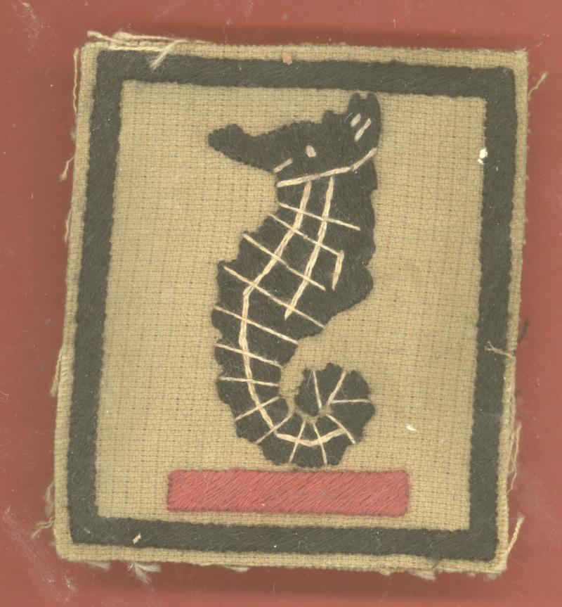 British Oversea's Caribbean Area cloth formation sign