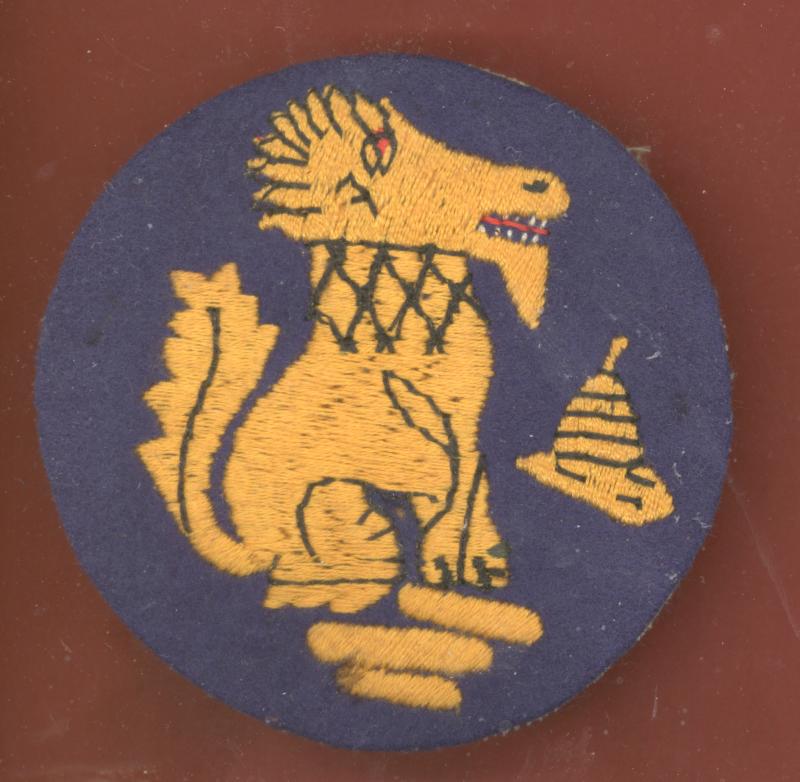 3rd Indian Infantry Division (Chindits) WW2 cloth formation badge