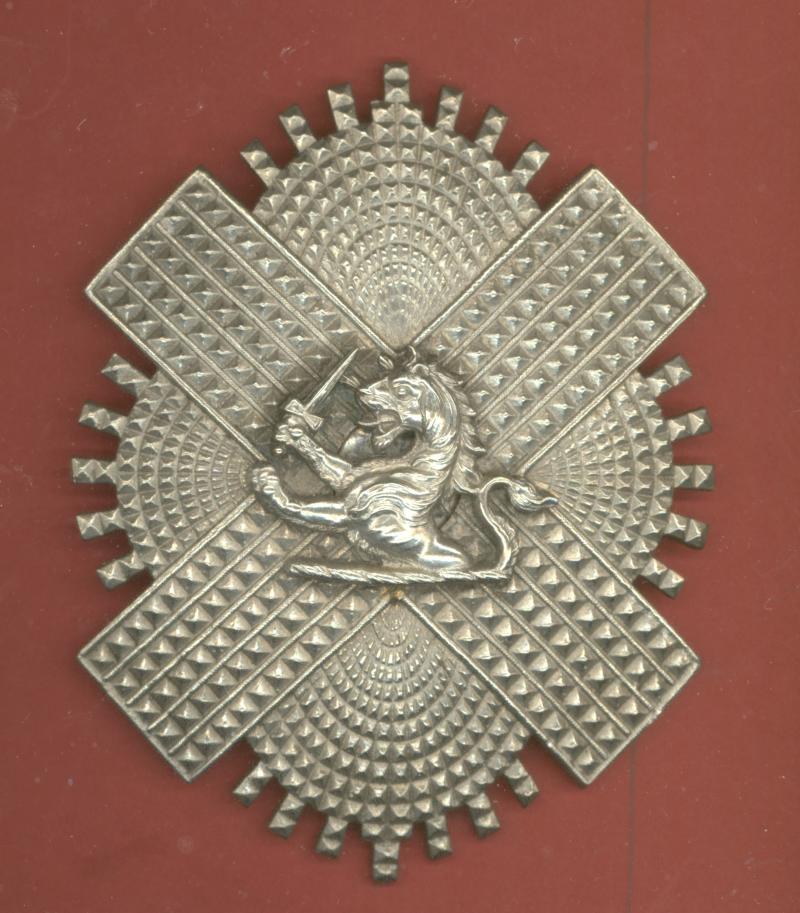 Scottish 1st Banffshire R.V.C. Officer S.B.P. centre