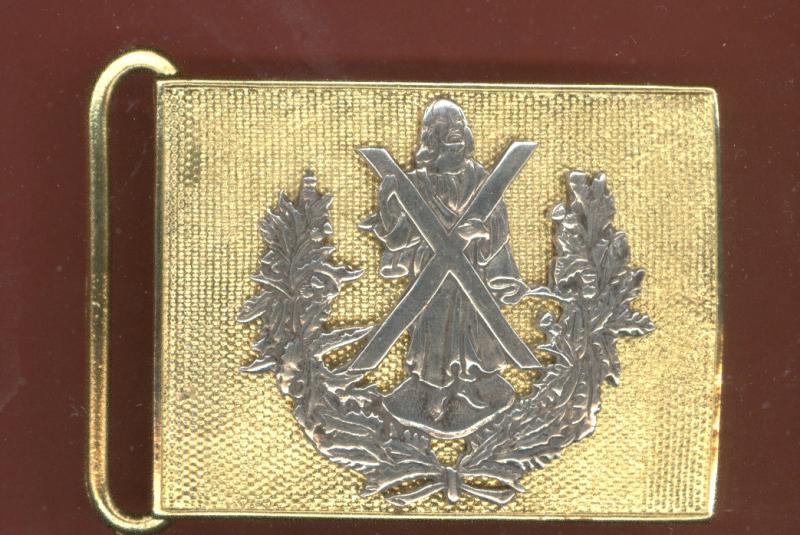 Scottish Q.O. Cameron Highlanders Officer's waist belt clasp