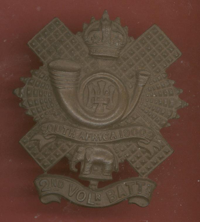 2nd VB Highland Light Infantry Officer OSD  glengarry badge