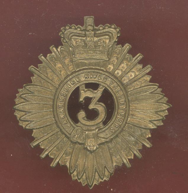 Scottish 3rd (Glasgow )Lanarkshire R.V.C. Victorian glengarry badge