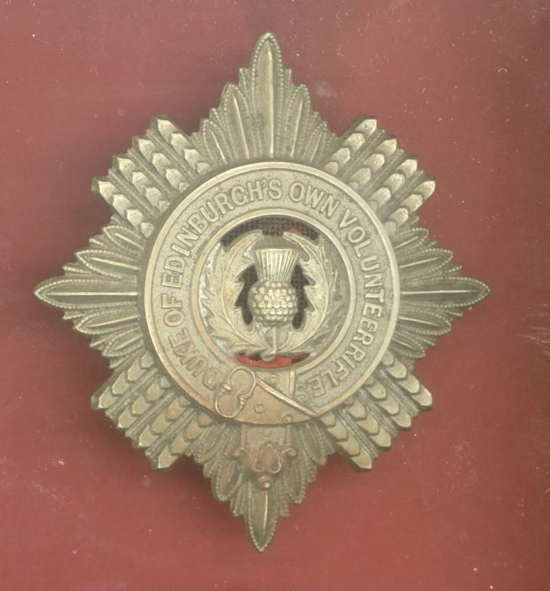 South African Duke of Edinburghs Own Volunteer Rifles Edwardian Glengarry / cap badge