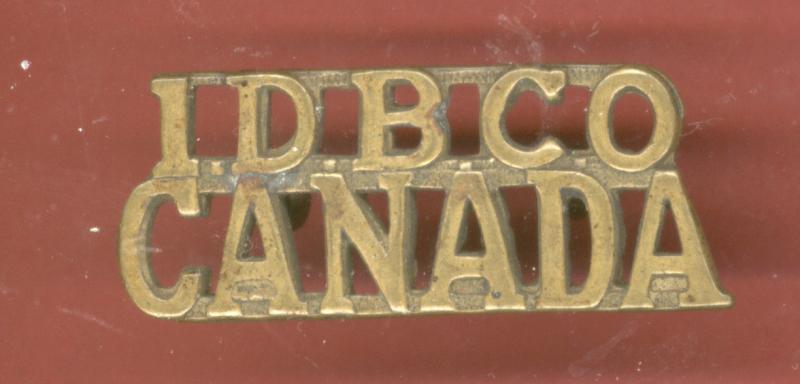 Canadian 1.DBCO 1st Depot Bn. Central Ontario WW1 CEF shoulder title