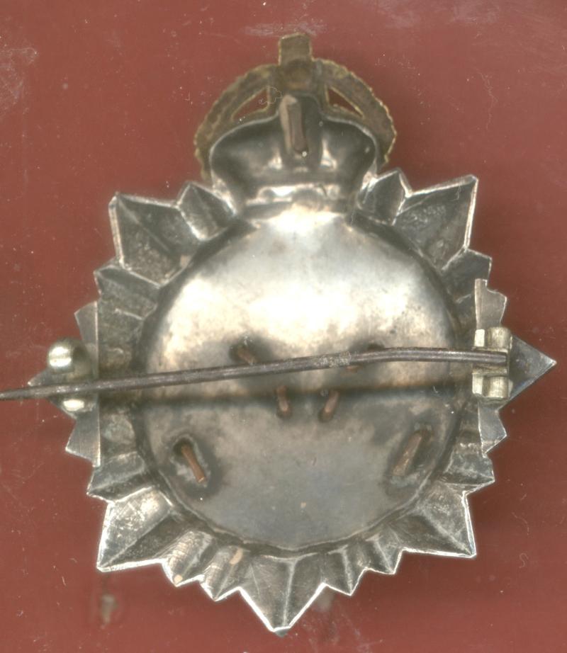 Indian Army. 86th Carnatic Infantry WW1 Officer's Helmet badge