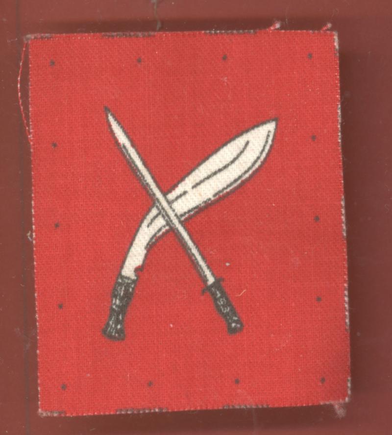 18th Infantry Brigade WW2 cloth formation sign