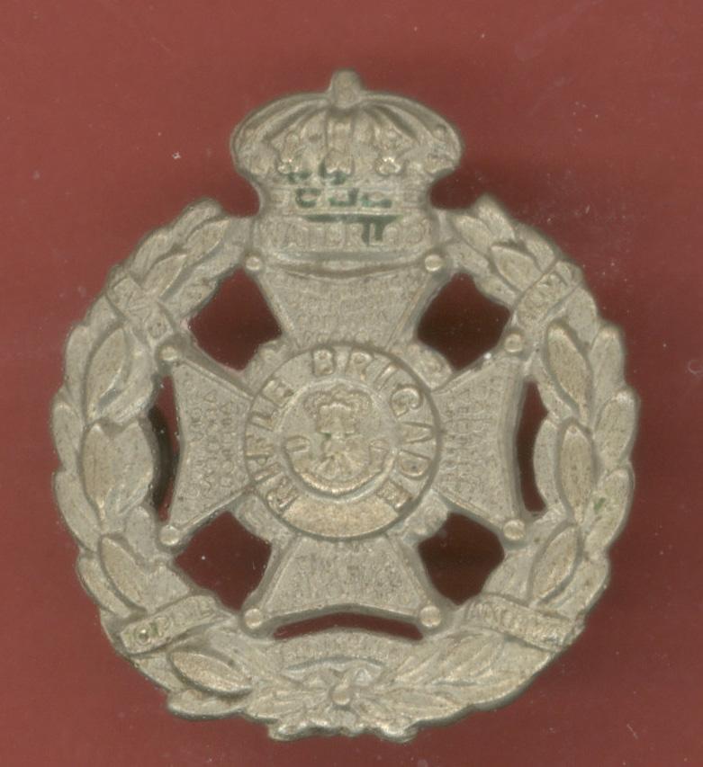 The Rifle Brigade Prince Consort's Own Victorian field service cap badge