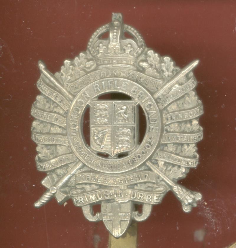 5th City of London Battalion , The London Rifle Brigade OR's cap badge