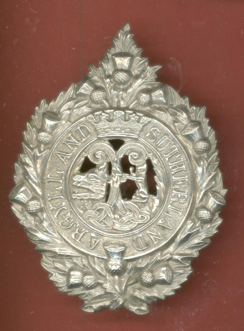 Argyll & Sutherland Highlanders OR's glengarry badge