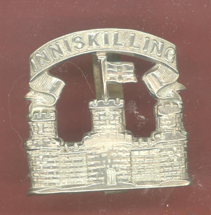 Irish Royal Inniskilling Fusiliers OR's castle pattern cap badge