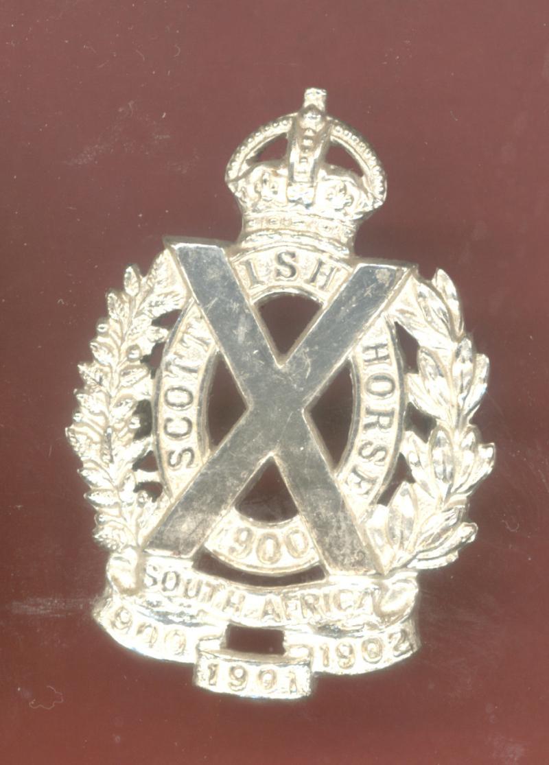 Scottish Horse Yeomanry Officer's cap badge