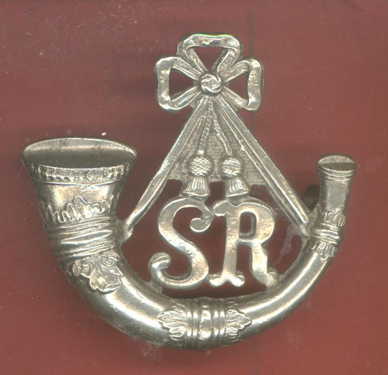 Scottish WW1 2nd BN. Cameronians Scottish Rifles Victorian Foreign Service Pagri badge