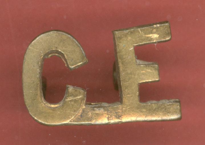 C.E. Canadian Engineers  WW1 CEF shoulder title