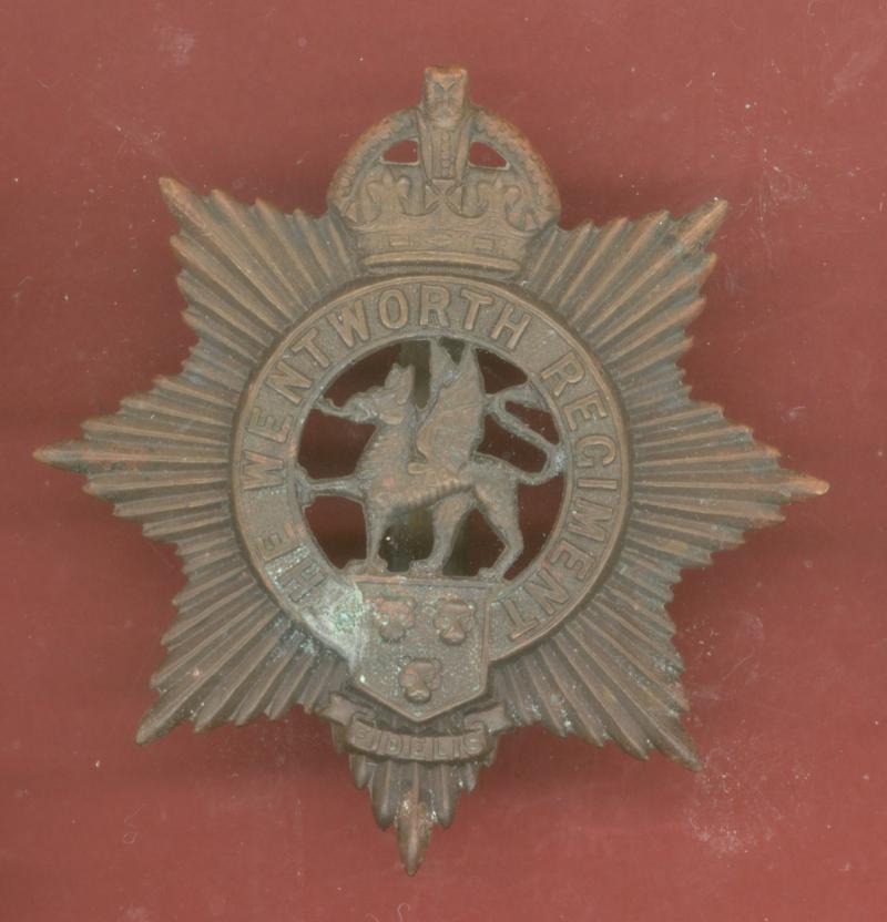 Canadian The Wentworth Regiment WW2 cap badge