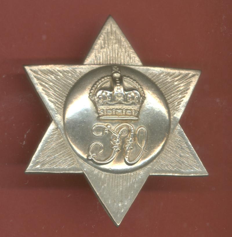 British Colonial Trinidad Volunteers pagri badge